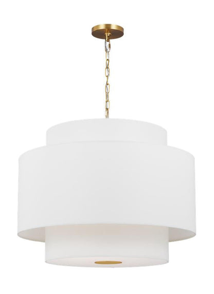 Visual Comfort Studio kate spade new york Sawyer Pendant in Burnished Brass KSP1043BBS