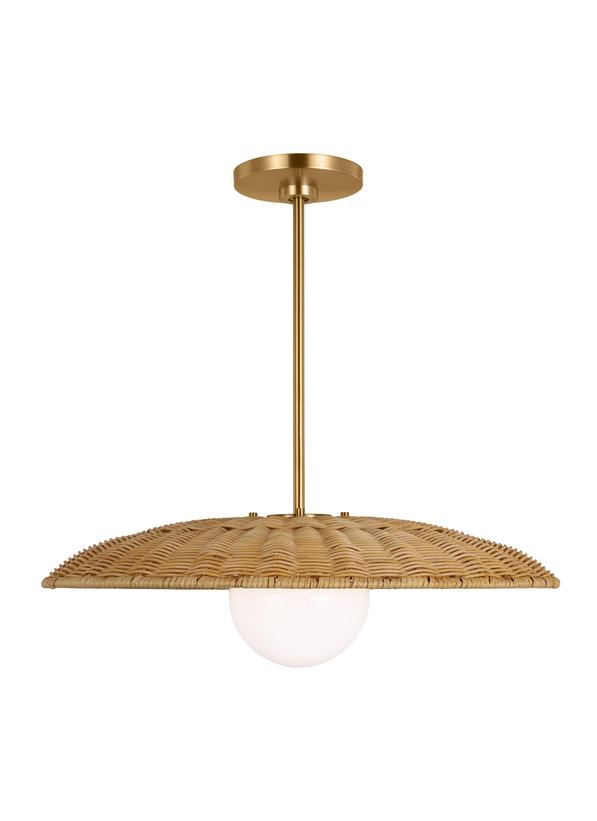 Visual Comfort Studio kate spade new york Mari Large Pendant in Burnished Brass KSP1101BBS