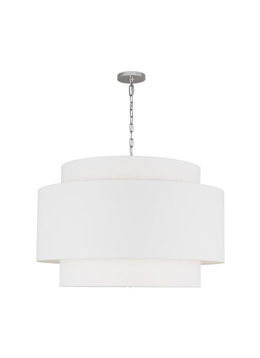 Visual Comfort Studio kate spade new york Sawyer Extra Large Hanging Shade in Polished Nickel KSP1184PN