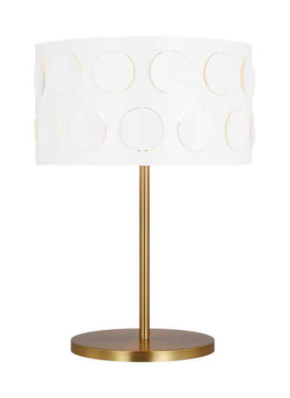 Visual Comfort Studio kate spade new york Dottie Desk Lamp in Burnished Brass KST1002BBS1