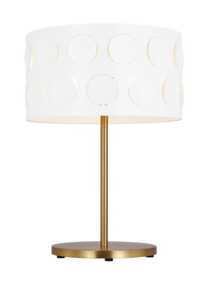 Visual Comfort Studio kate spade new york Dottie Desk Lamp in Burnished Brass KST1002BBS1