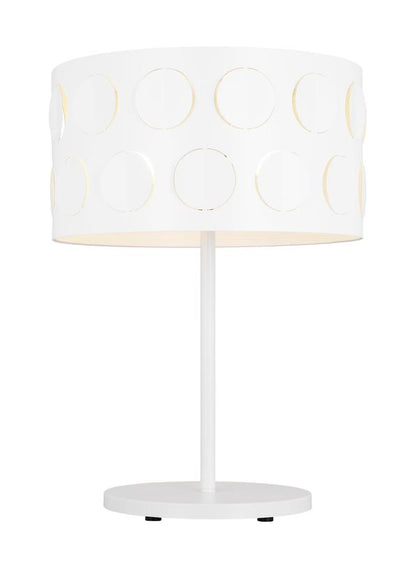 Visual Comfort Studio kate spade new york Dottie Desk Lamp in Matte White KST1002MWT1