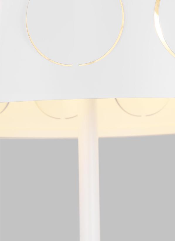 Visual Comfort Studio kate spade new york Dottie Desk Lamp in Matte White KST1002MWT1