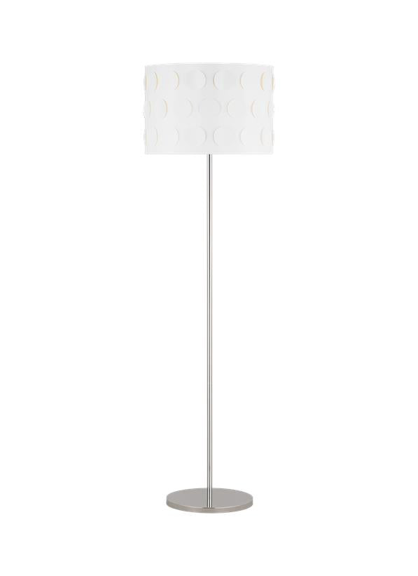 Visual Comfort Studio kate spade new york Dottie Floor Lamp in Polished Nickel KST1011PN1