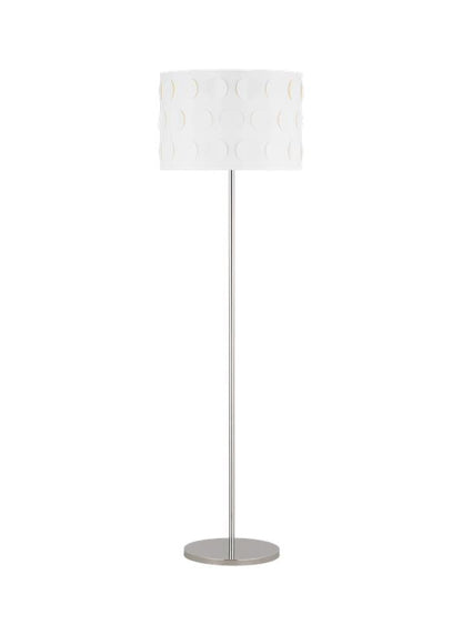 Visual Comfort Studio kate spade new york Dottie Floor Lamp in Polished Nickel KST1011PN1