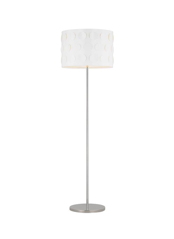 Visual Comfort Studio kate spade new york Dottie Floor Lamp in Polished Nickel KST1011PN1