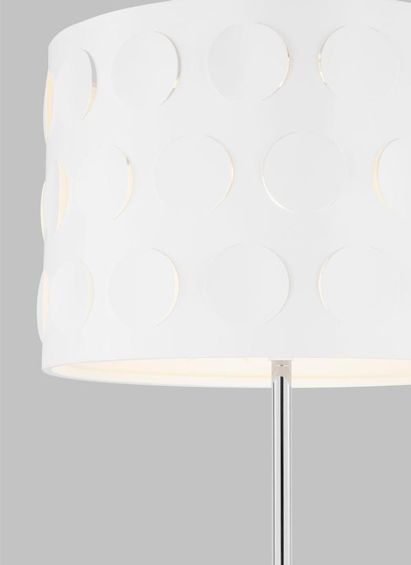 Visual Comfort Studio kate spade new york Dottie Floor Lamp in Polished Nickel KST1011PN1