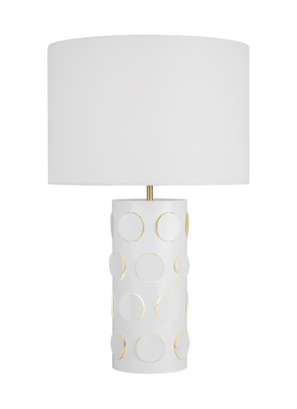 Visual Comfort Studio kate spade new york Dottie Table Lamp in Burnished Brass KST1022BBS1