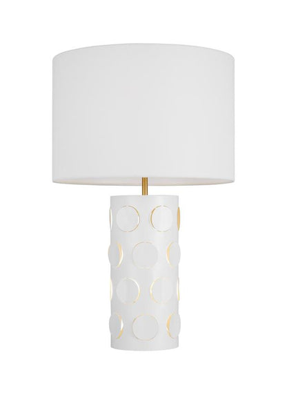 Visual Comfort Studio kate spade new york Dottie Table Lamp in Burnished Brass KST1022BBS1