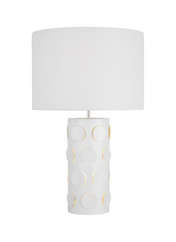 Visual Comfort Studio kate spade new york Dottie Table Lamp in Polished Nickel KST1022PN1