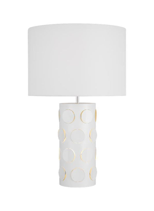 Visual Comfort Studio kate spade new york Dottie Table Lamp in Polished Nickel KST1022PN1