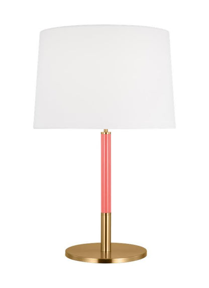 Visual Comfort Studio kate spade new york Monroe Medium Table Lamp in Burnished Brass KST1041BBSCRL1