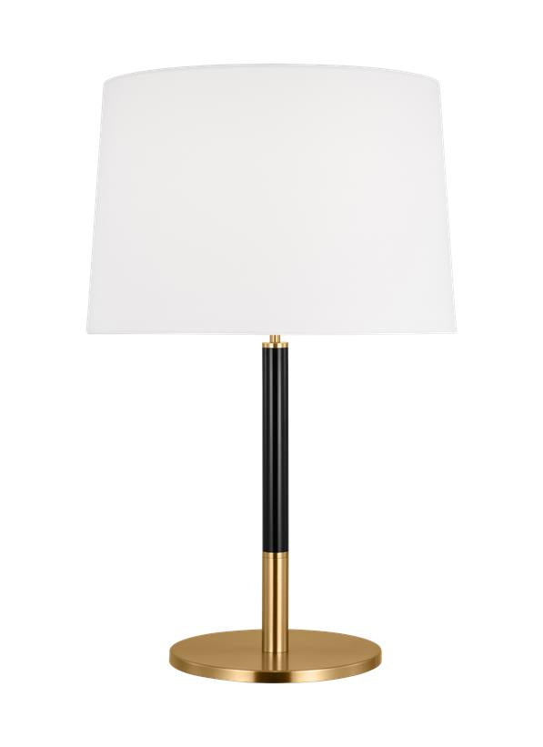 Visual Comfort Studio kate spade new york Monroe Medium Table Lamp in Burnished Brass KST1041BBSGBK1