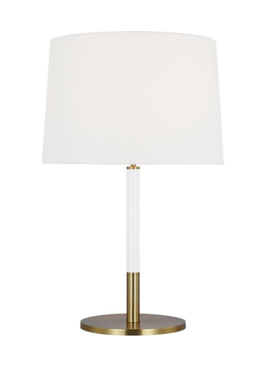 Visual Comfort Studio kate spade new york Monroe Medium Table Lamp in Burnished Brass KST1041BBSGW1