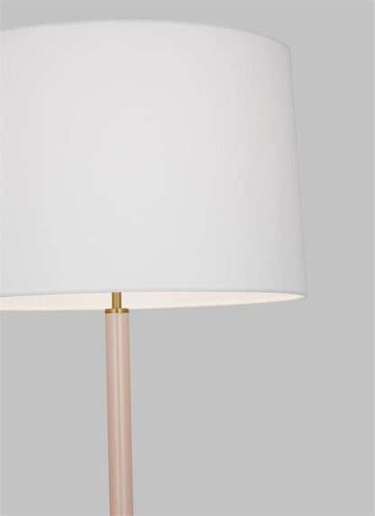 Visual Comfort Studio kate spade new york Monroe Large Floor Lamp in Burnished Brass KST1051BBSBLH1