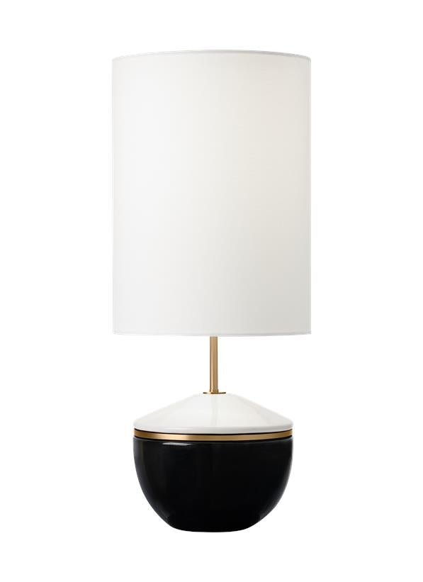 Visual Comfort Studio kate spade new york Cade Medium Table Lamp in Black KST1091CBK1