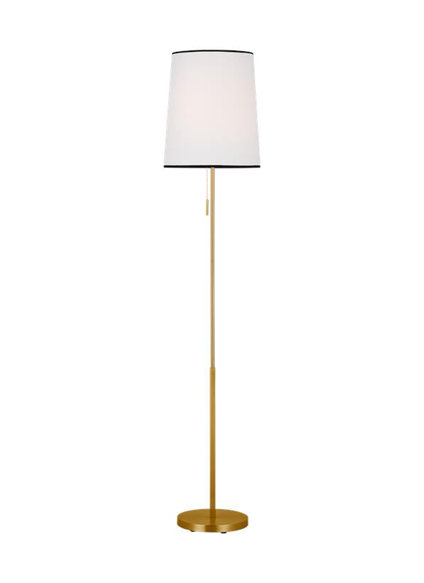 Visual Comfort Studio kate spade new york Ellison Large Floor Lamp in Burnished Brass KST1111BBS1