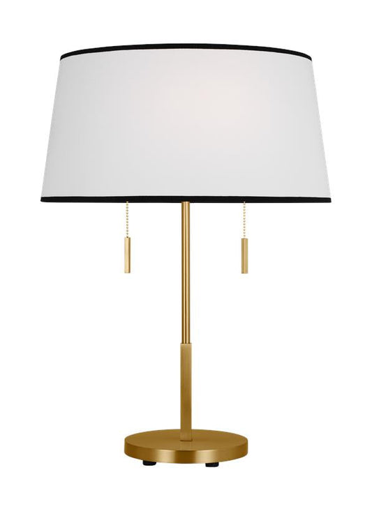 Visual Comfort Studio kate spade new york Ellison Medium Desk Lamp in Burnished Brass KST1132BBS1