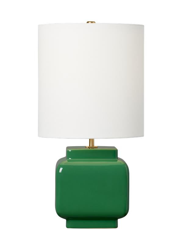 Visual Comfort Studio kate spade new york Anderson Medium Table Lamp in Green KST1161CGR1