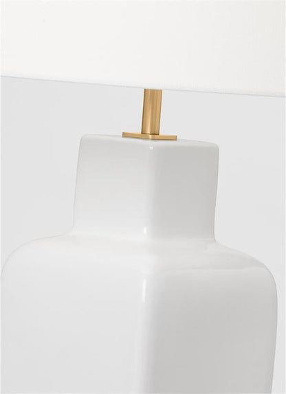 Visual Comfort Studio kate spade new york Anderson Large Table Lamp in New White KST1171NWH1