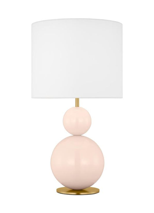 Visual Comfort Studio kate spade new york Suki Medium Table Lamp in Blush KST1221BLH1