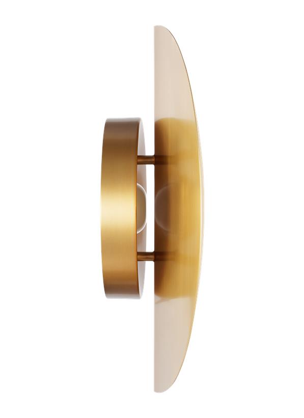 Visual Comfort Studio kate spade new york Dottie Large Sconce in Burnished Brass KSW1011BBS