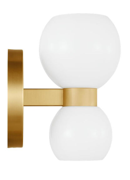 Visual Comfort Studio kate spade new york Londyn Single Sconce in Burnished Brass KSW1022BBSMG