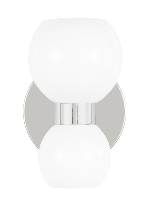 Visual Comfort Studio kate spade new york Londyn Single Sconce in Polished Nickel KSW1022PNMG