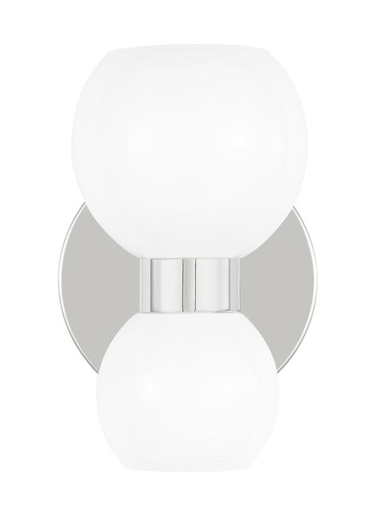 Visual Comfort Studio kate spade new york Londyn Single Sconce in Polished Nickel KSW1022PNMG