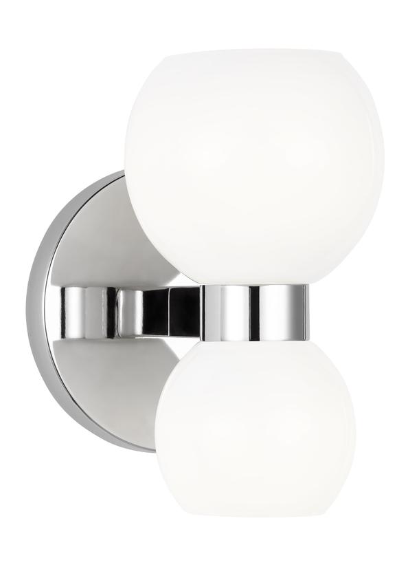 Visual Comfort Studio kate spade new york Londyn Single Sconce in Polished Nickel KSW1022PNMG