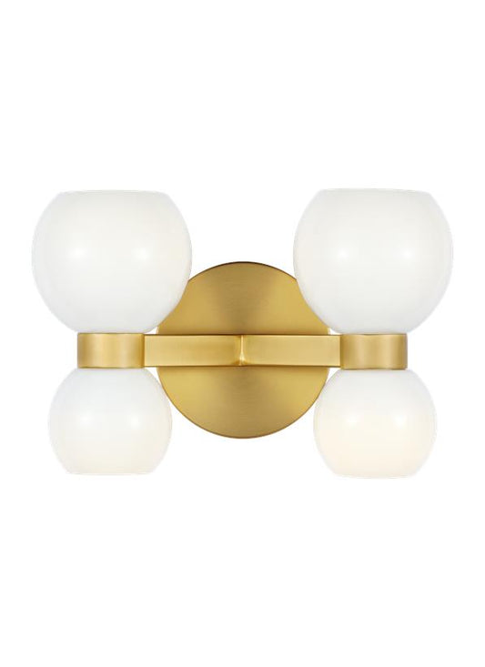 Visual Comfort Studio kate spade new york Londyn Double Sconce in Burnished Brass KSW1034BBSMG