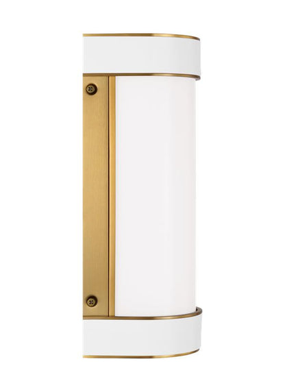 Visual Comfort Studio kate spade new york Monroe Small Vanity in Burnished Brass KSW1051BBSGW