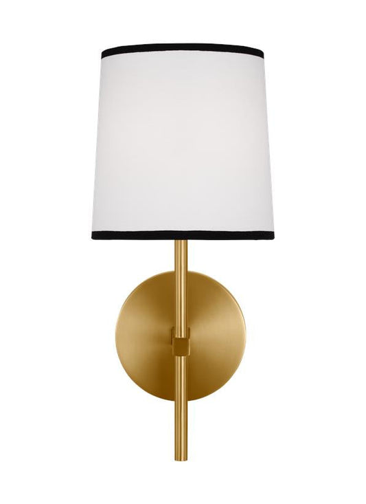 Visual Comfort Studio kate spade new york Ellison Medium Single Sconce in Burnished Brass KSW1121BBS