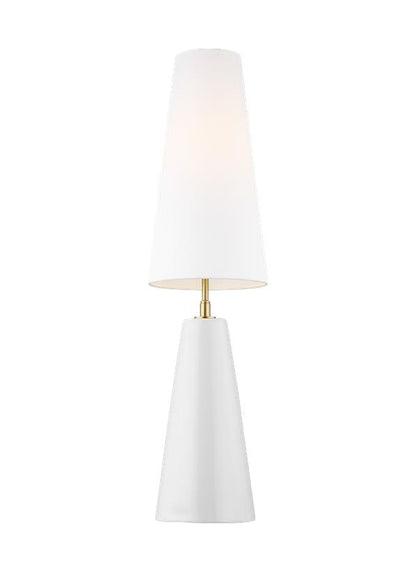 Visual Comfort Studio Kelly Wearstler Lorne Table Lamp in Arctic White KT1201ARC1