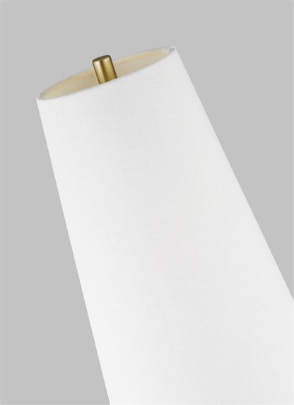 Visual Comfort Studio Kelly Wearstler Lorne Table Lamp in Arctic White KT1201ARC1