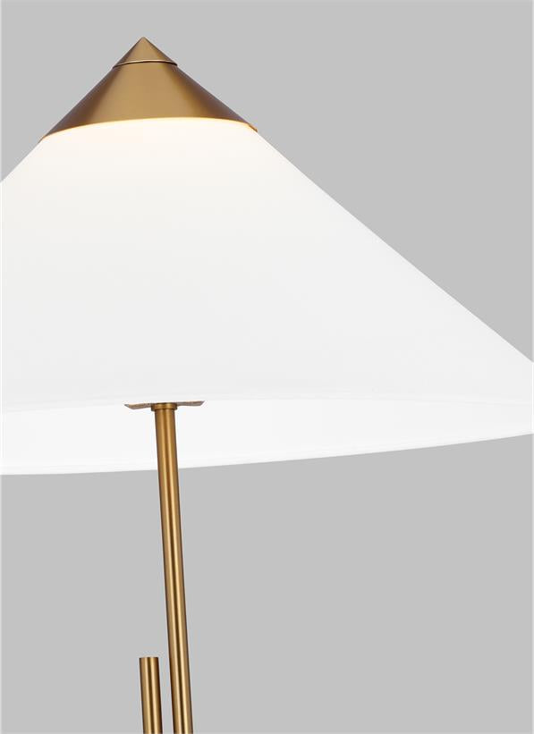 Visual Comfort Studio Kelly Wearstler Franklin Floor Lamp in Burnished Brass KT1291BBS1