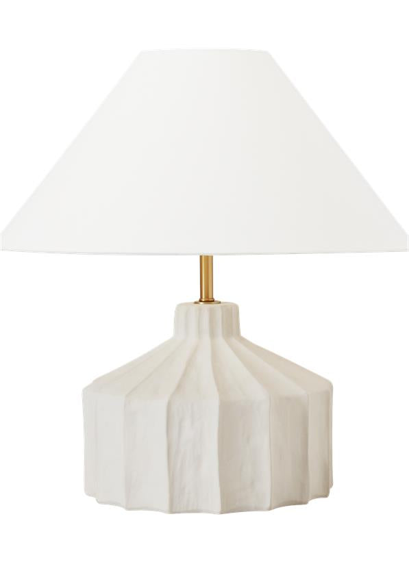 Visual Comfort Studio Kelly Wearstler Veneto Medium Table Lamp in Matte Concrete KT1321MC1