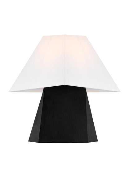 Visual Comfort Studio Kelly Wearstler Herrero Medium Table Lamp in Aged Iron KT1361AI1