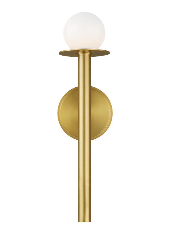 Visual Comfort Studio Kelly Wearstler Nodes Sconce in Burnished Brass KW1001BBS