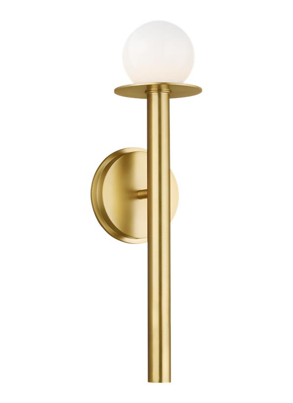 Visual Comfort Studio Kelly Wearstler Nodes Sconce in Burnished Brass KW1001BBS