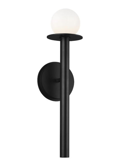 Visual Comfort Studio Kelly Wearstler Nodes Sconce in Midnight Black KW1001MBK