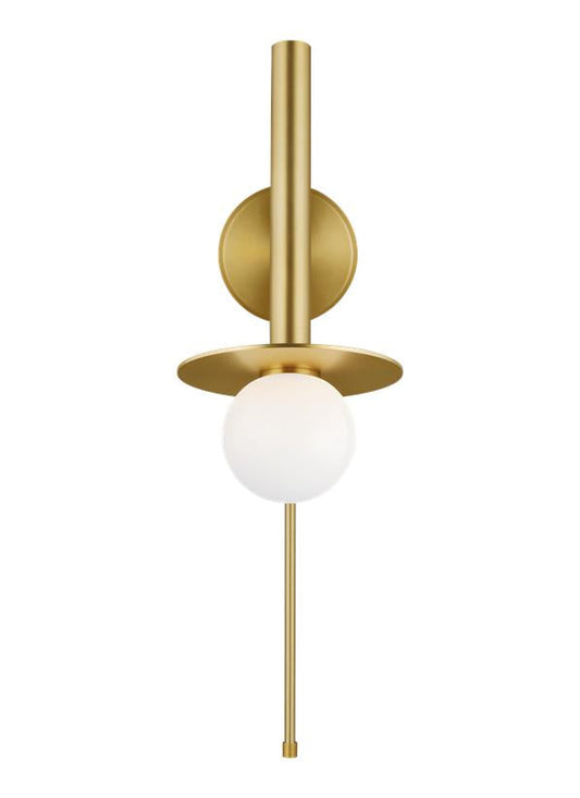 Visual Comfort Studio Kelly Wearstler Nodes Pivot Sconce in Burnished Brass KW1021BBS