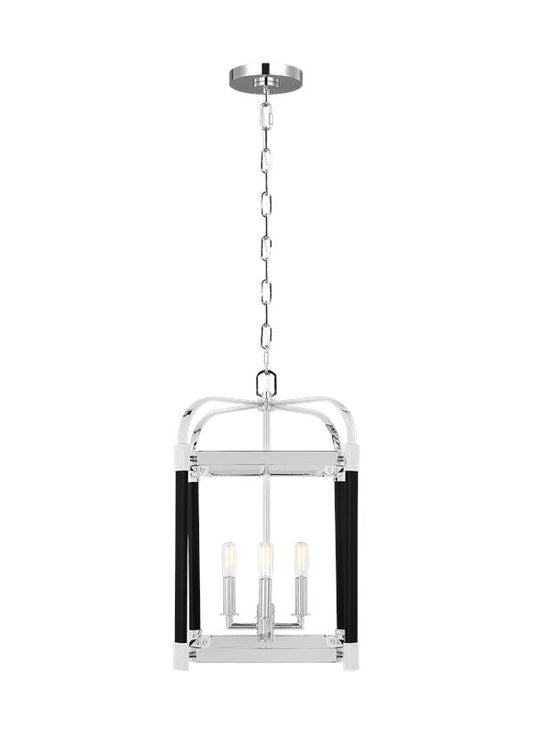 Visual Comfort Studio Lauren Ralph Lauren Hadley Small Lantern in Polished Nickel LC1134PN