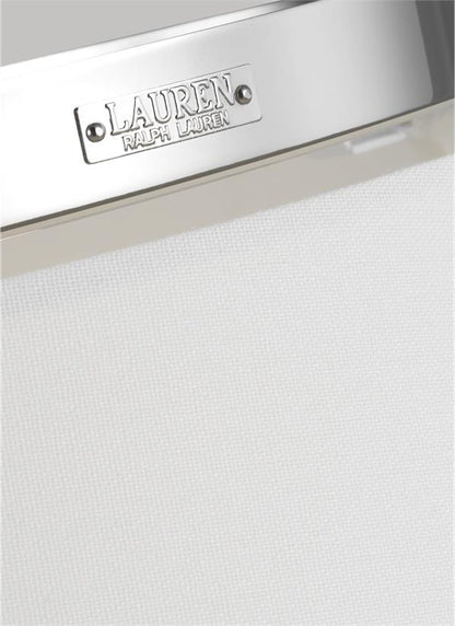 Visual Comfort Studio Lauren Ralph Lauren Katie Medium Flush Mount in Polished Nickel LF1002PN