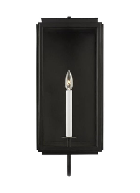 Visual Comfort Studio Lauren Ralph Lauren Edgar Large Wall Lantern in Textured Black LO1011TXB