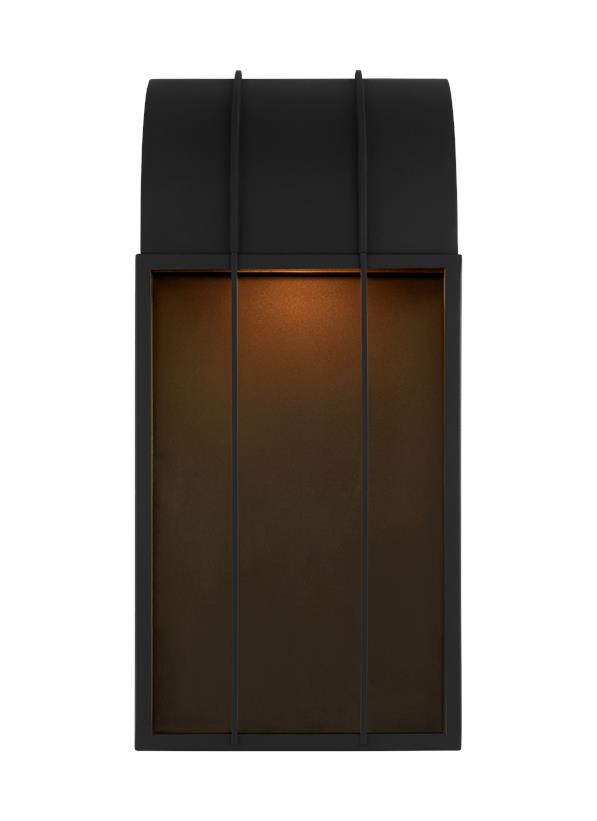 Visual Comfort Studio Lauren Ralph Lauren Veronica Large Wall Lantern in Textured Black LO1061TXB-L1