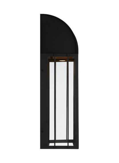 Visual Comfort Studio Lauren Ralph Lauren Veronica Large Wall Lantern in Textured Black LO1061TXB-L1