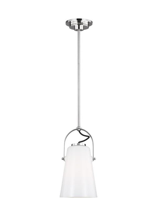 Visual Comfort Studio Lauren Ralph Lauren Hazel Mini Pendant in Polished Nickel LP1011PN