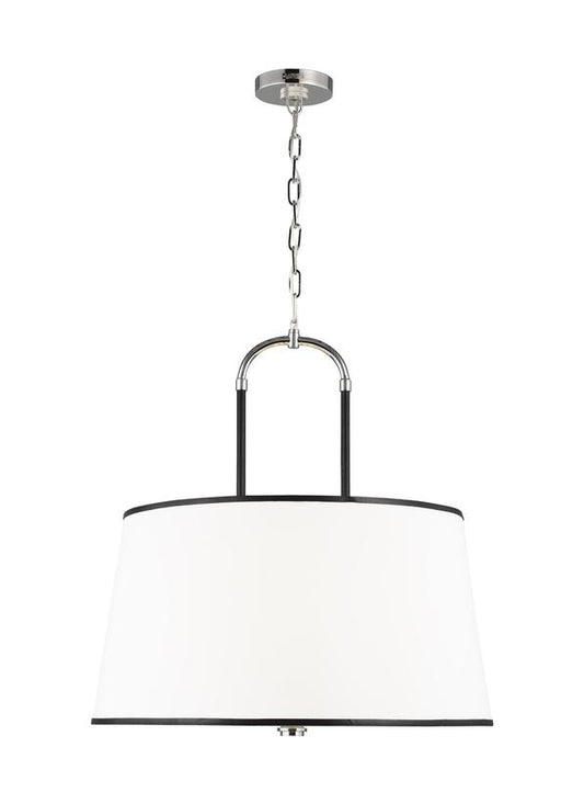 Visual Comfort Studio Lauren Ralph Lauren Katie Large Pendant in Polished Nickel LP1024PN