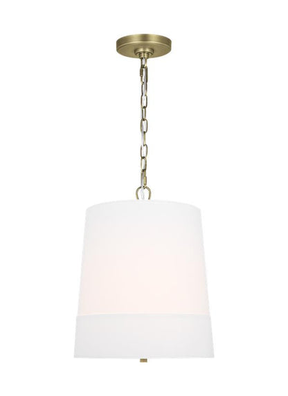 Visual Comfort Studio Lauren Ralph Lauren Ivie Medium Pendant in Time Worn Brass LP1081TWBWLW